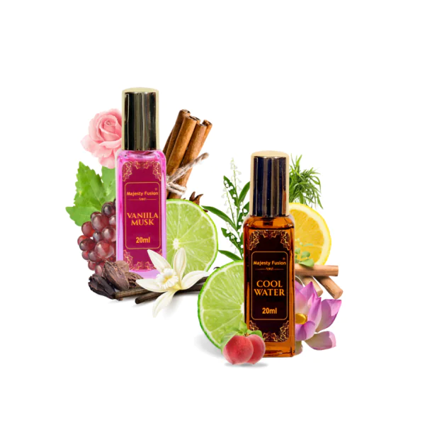 Vanilla musk and Cool water combo 20ml spray bottle